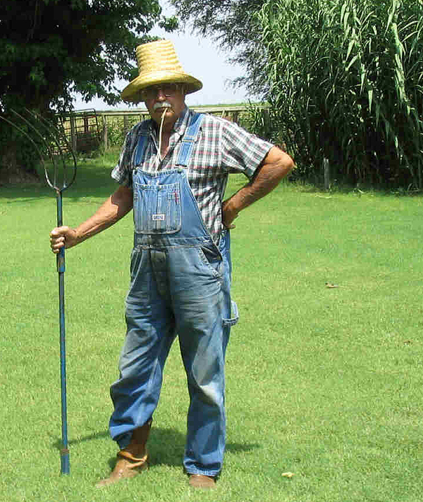 Neil on the farm