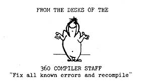 360 Compiler Staff stationery