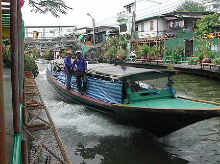 Water taxi in Bangkok