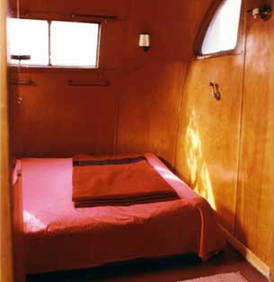 Mobile home bedroom