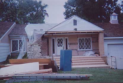 Tarzana house after earthquake