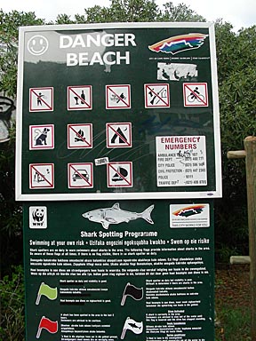 Beach with rules