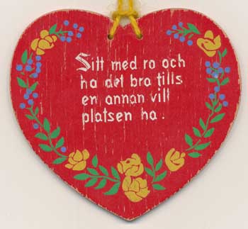 Swedish plaque