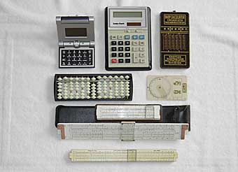 Calculators/slide rules