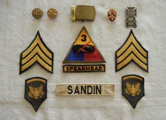 Army insignias and patches