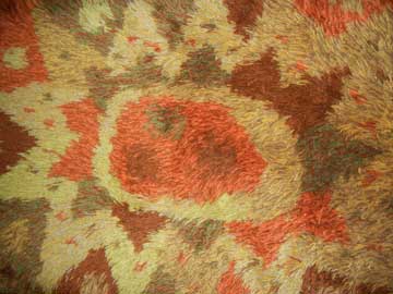 Handmade Rya rug