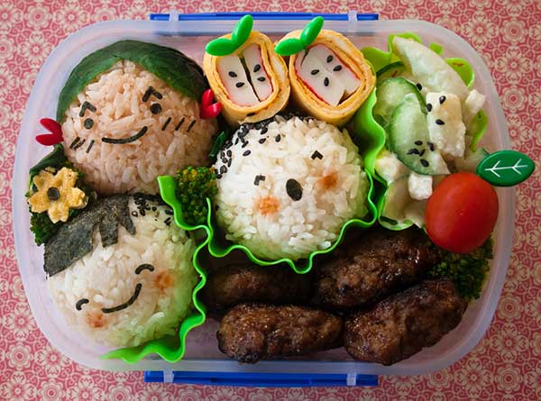 Decorated bento