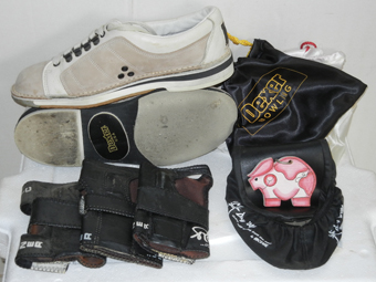 Bowling shoes and accessories