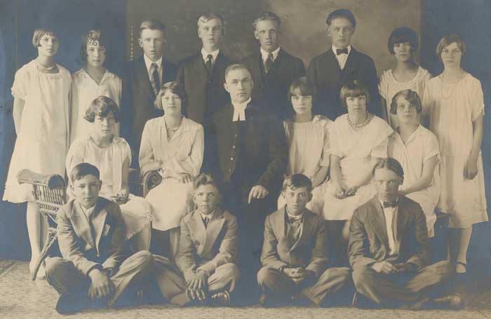 1925 Confirmation Class, Sharon Lutheran Church