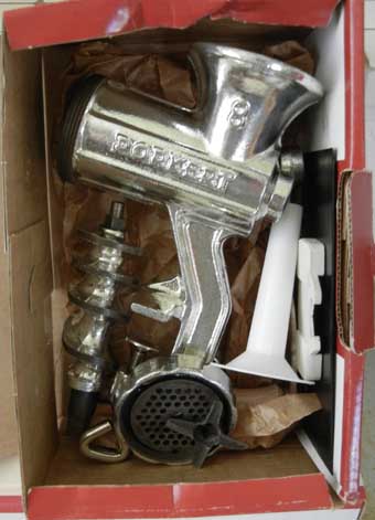 Porkert grinder with horn