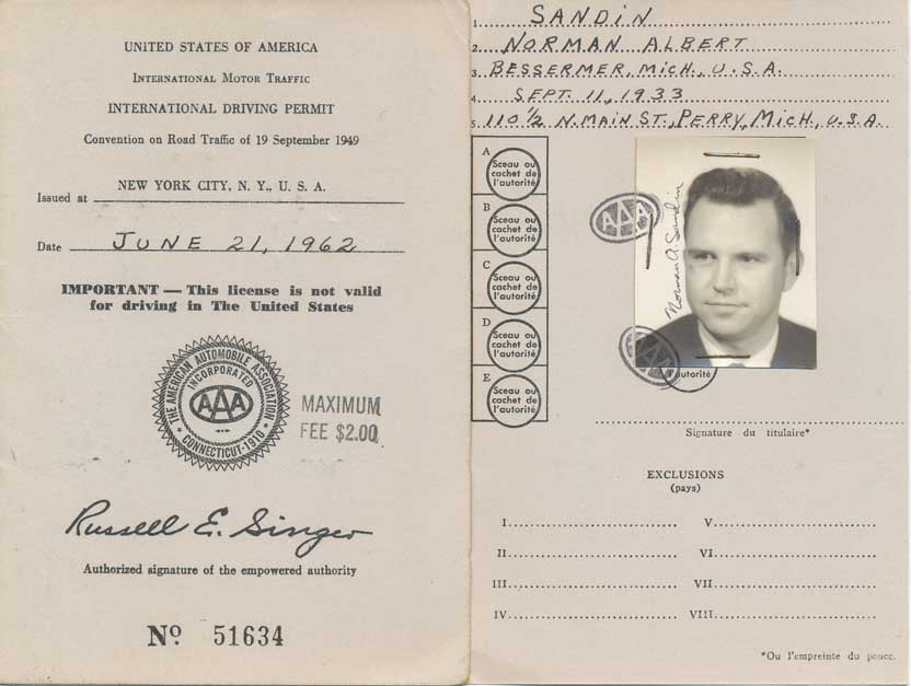 1962 AAA International license-1