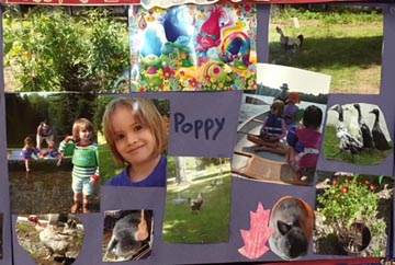 Poppy's school poster