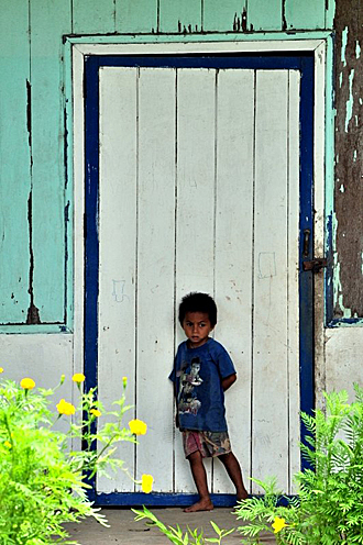 Boy by Door