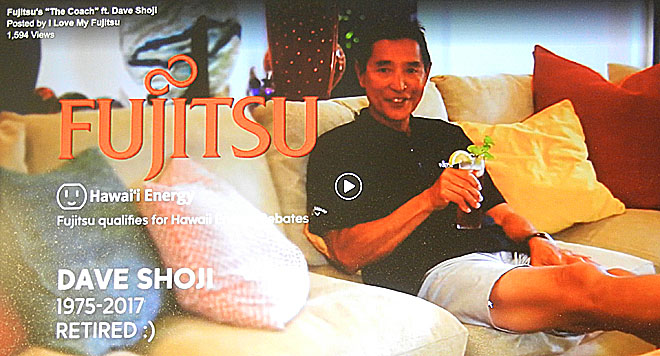 Dave Shoji loves Fujitsu