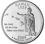 Official HI State quarter honoring Pono